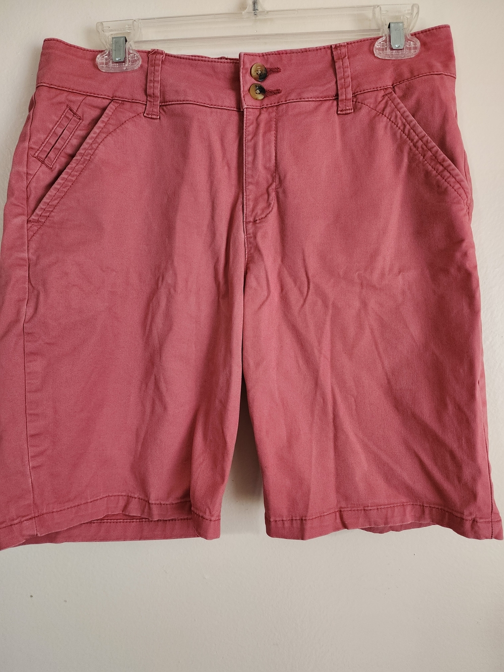 Lee Women's Coral Flat Front Cotton Shorts